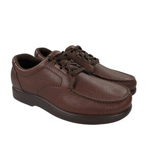 SAS Bout Time Walking Shoes Mens 12.5 WW Tripad Lace Up Moccasin Mulch Brown NEW